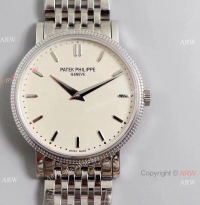 Super Clone Patek Philippe Calatrava 5120g Stainless Steel Men Watch